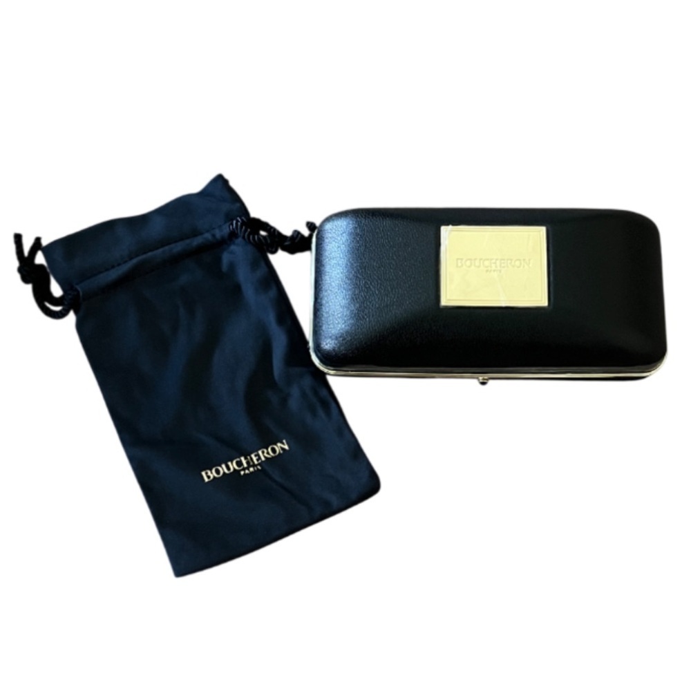 Boucheron Case & Pouch eyeglass/sunglass NWOT